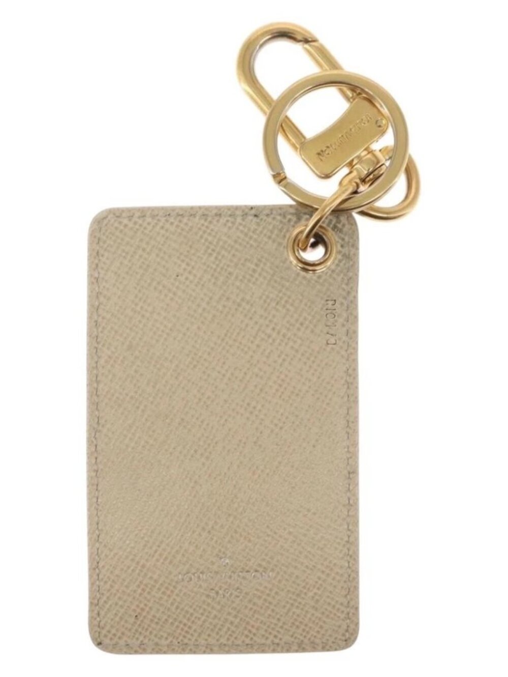 LOUIS VUITTON Damier Azur Porte Cles Afish Key Ring - Picture 2 of 10